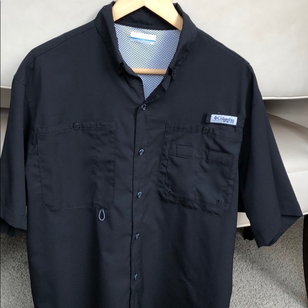 Men’s Columbia PFG, short sleeve button up